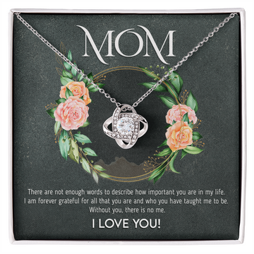 To My Mother - Love Knot Necklace