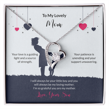 To My Loving Mother - Forever Love Necklace