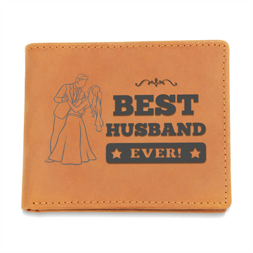 Best Husband Ever - Graphic Leather Wallet