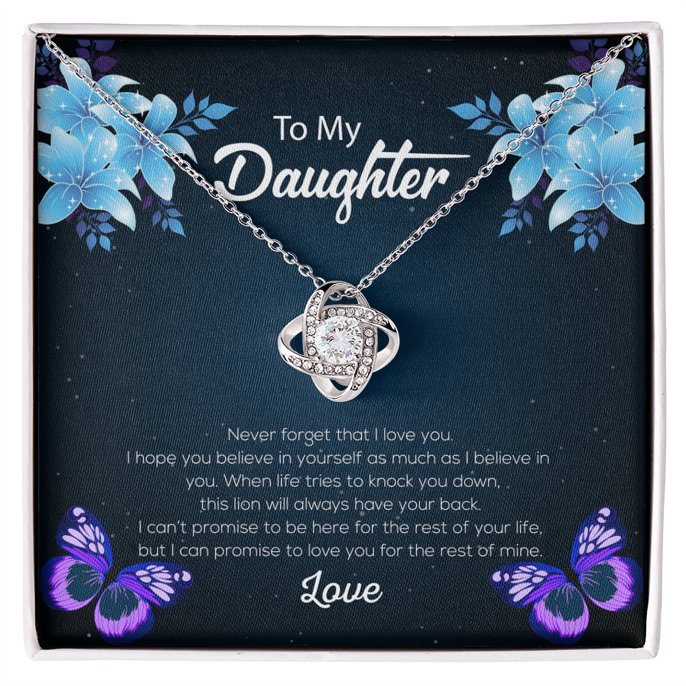 To My Daughter - Love You Forever Necklace