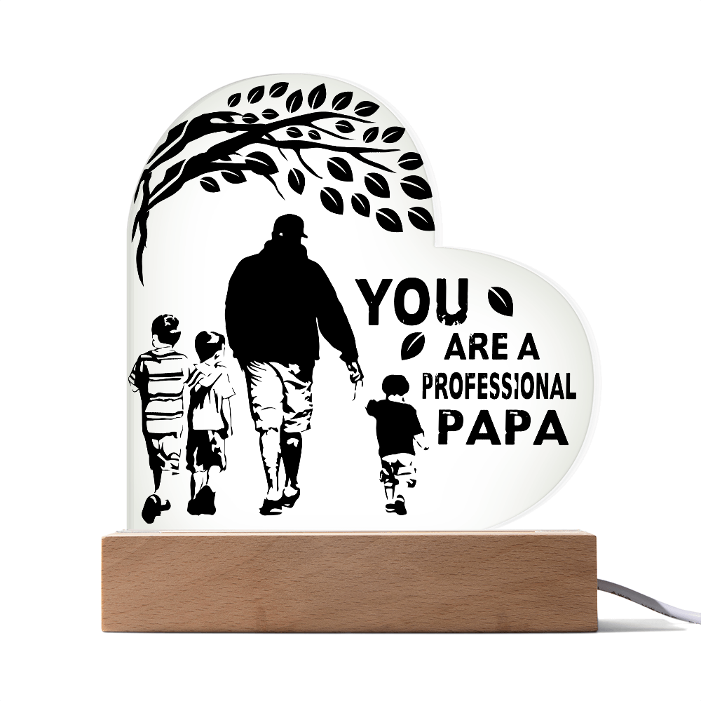 You are a special Papa - Acrylic Heart Plaque