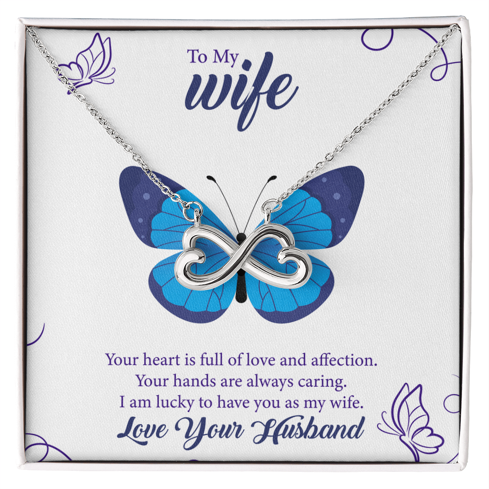 To My Beloved Wife - From Your Husband - Endless Love Necklace