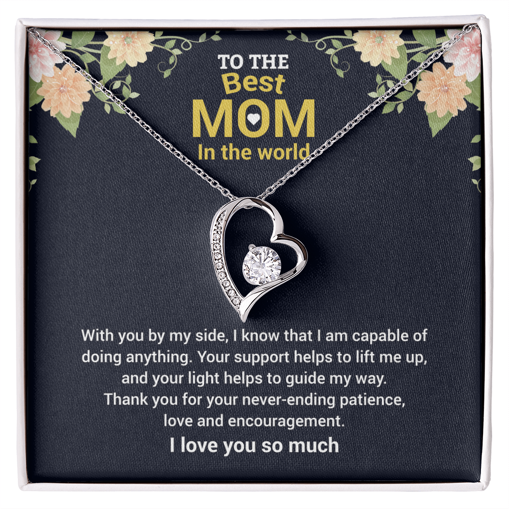 To The Best Mom In The World - Forever Love Necklace